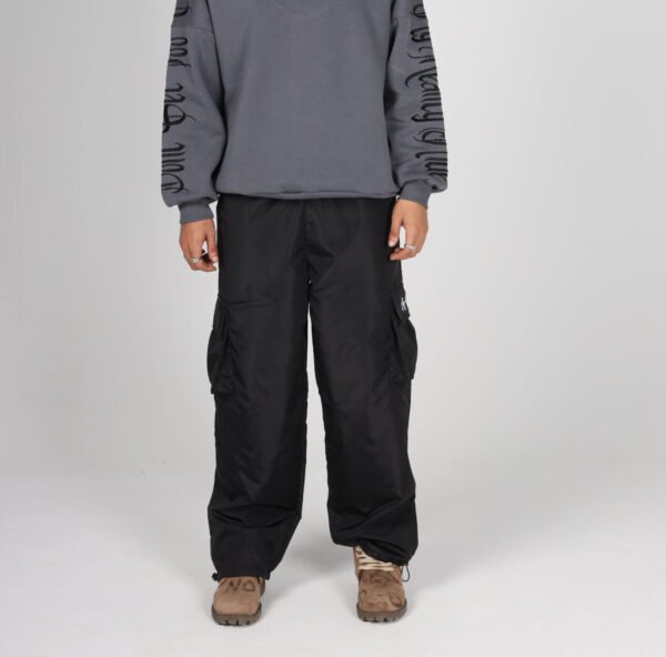 Black parachute pants - Image 5