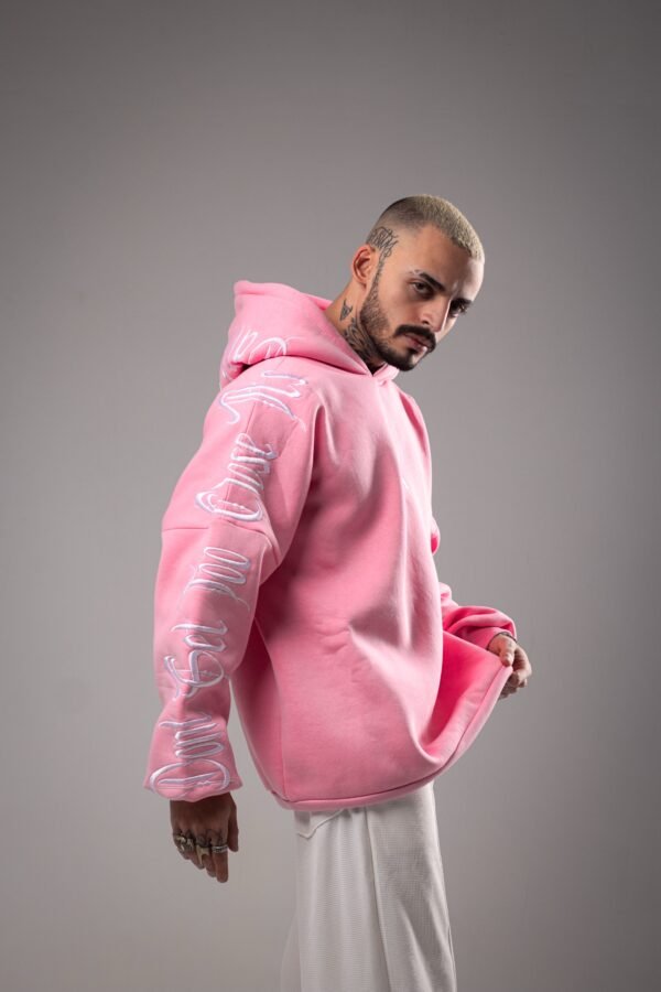Pink signature hoodie - Image 6