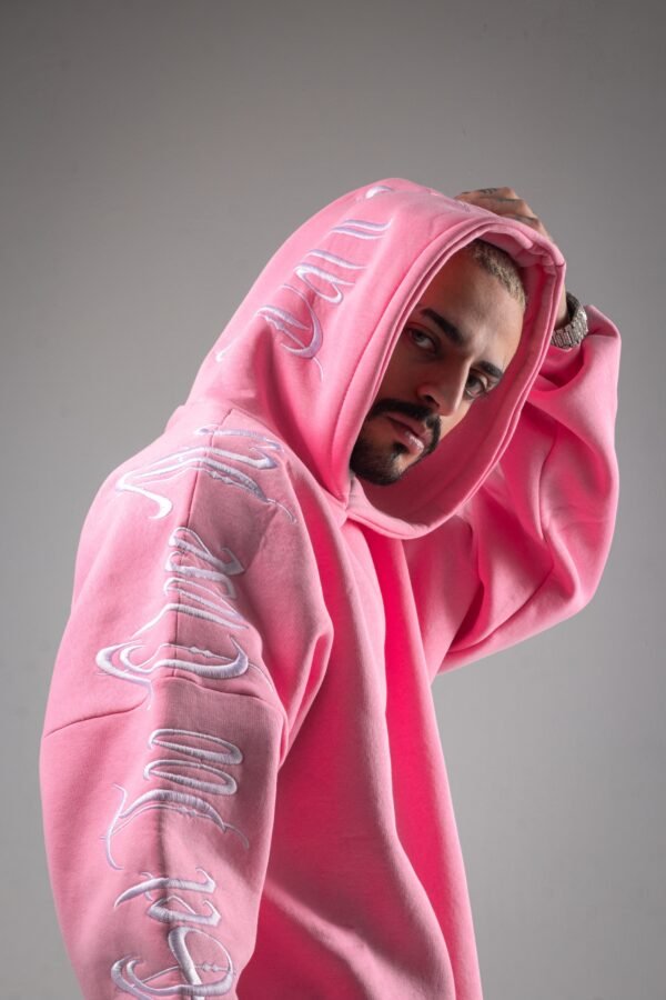 Pink signature hoodie - Image 5
